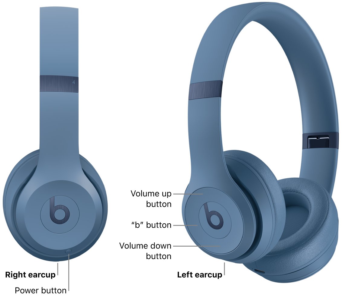 Beats headphones not showing in Find My: Solo 4 power button