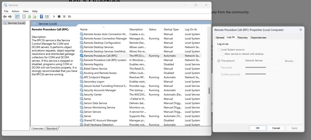 Can I disable Remote Procedure Call Service on Windows 11?