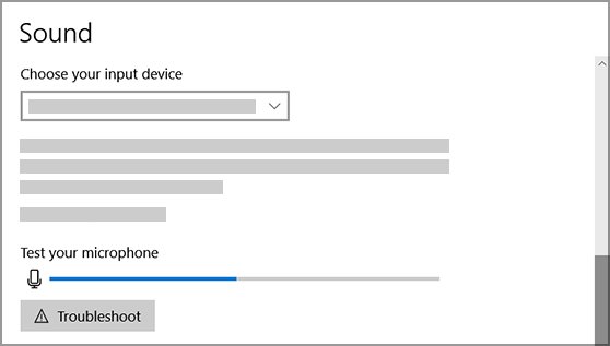 Change default sound input device in Windows 10 Sound settings input list