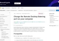 Changing the Default RDP Port (3389) on Windows
