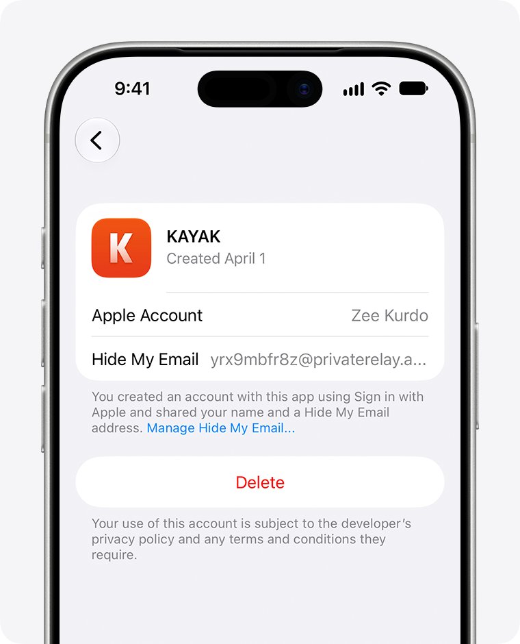 Check a privaterelay.appleid.com email address in the app details under Sign in with Apple