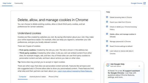 How to enable/disable cookies in Google Chrome