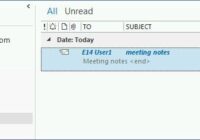 Classic Outlook Folder pane with the Outbox selected under the account