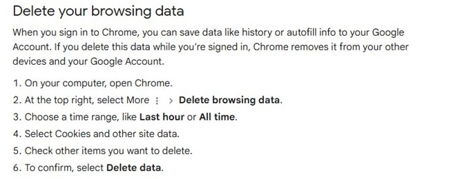 Clear Chrome cookies and cache to fix ERR_CONNECTION_RESET