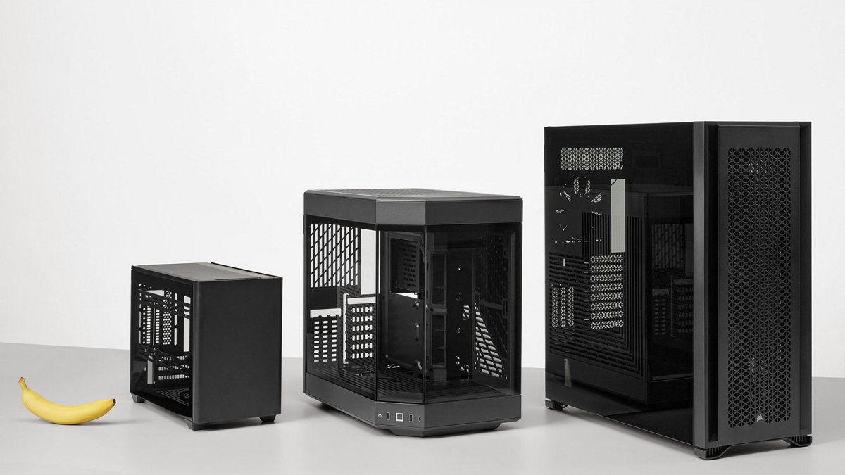 Computer case sizes from small form factor to full tower