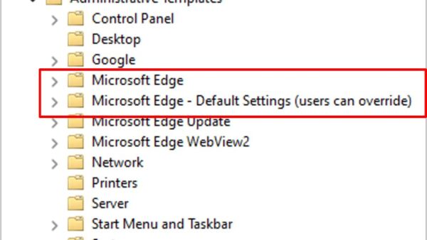 Configure Microsoft Edge for Windows with policy settings