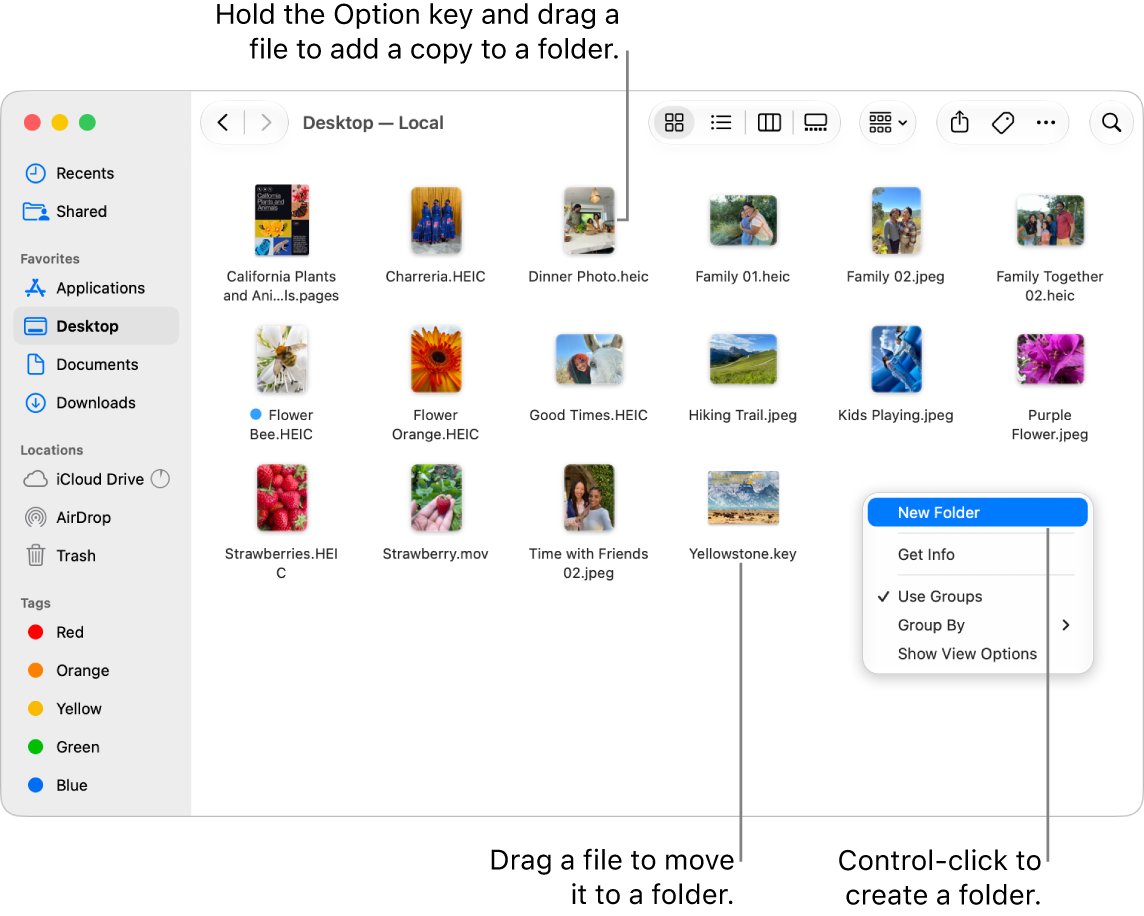 Copy iCloud Drive to an external drive from the Mac Finder sidebar