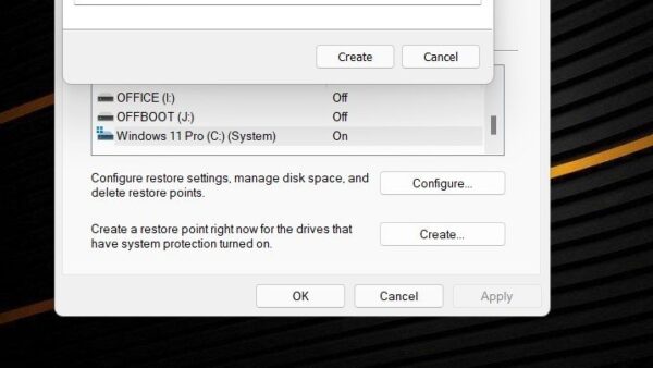 Create and use System Restore points in Windows 10/11