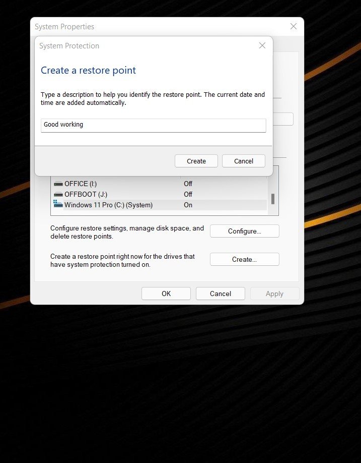 Create and Use System Restore Points in Windows 10/11