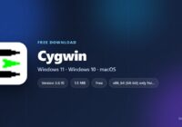 Cygwin installer size, supported Windows versions and license