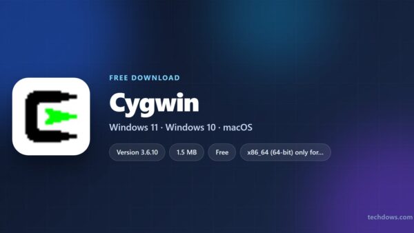 Download Cygwin for PC, Windows 11 and Windows 10 (Free)