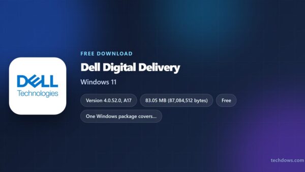 Download Dell Digital Delivery for Dell PCs, Windows 11 and 10