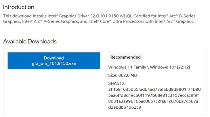Download Intel Graphics Driver for PC, Windows 11/10 (Free)