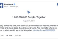 Embedded public Facebook post showing the poster, date and post text