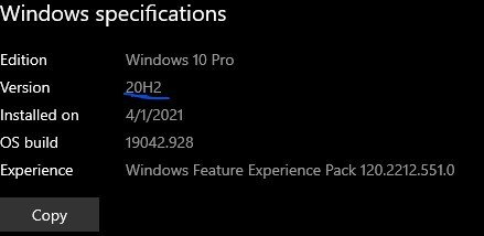 Enable Windows Sandbox only on supported editions shown in Windows specifications