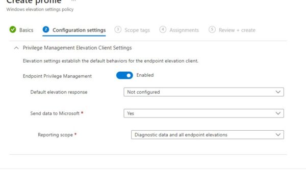 Enable and configure EPM in Intune