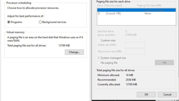 System enable or disable memory compression in Windows 10 and Windows 11