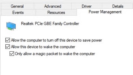 How to enable or disable Wake on LAN (WOL) in Windows 11