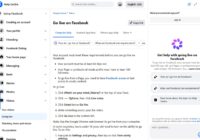 Facebook Help Centre Go live on Facebook page listing requirements and computer steps
