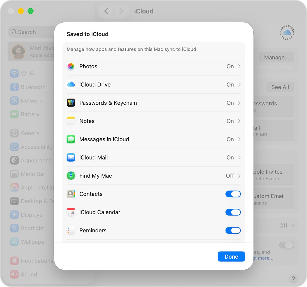 Find My not working on Mac: Find My Mac set to Off in iCloud