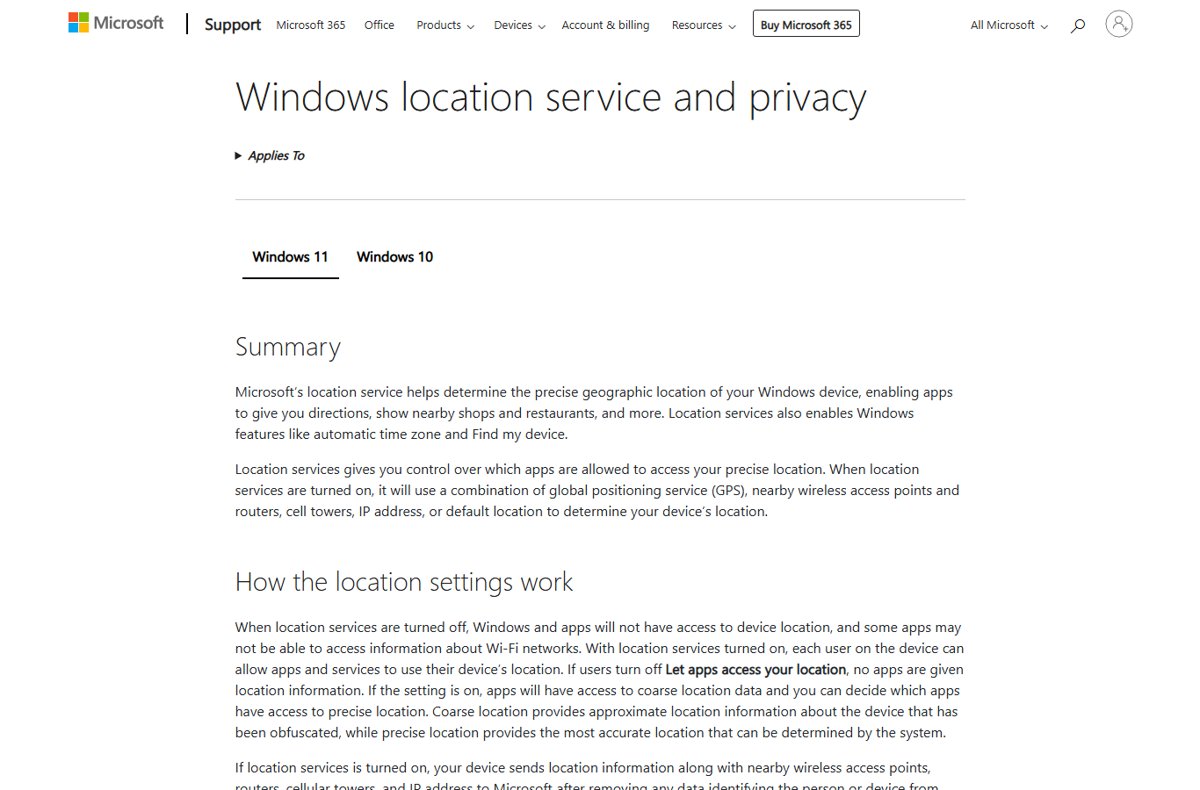 Fix: Location Has Been Turned Off by an Admin on Windows 11