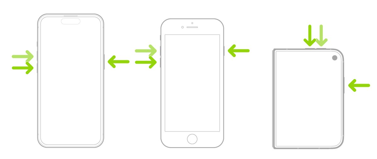Force restart iPhone when EarPods button freezes using the side buttons