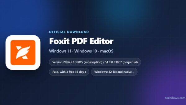 Download Foxit PDF Editor for Windows 11/10 & Mac (Free Trial)