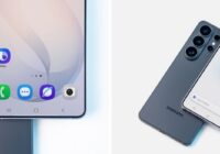 Galaxy phone home screen with the Bixby app icon beside its suggestions screen