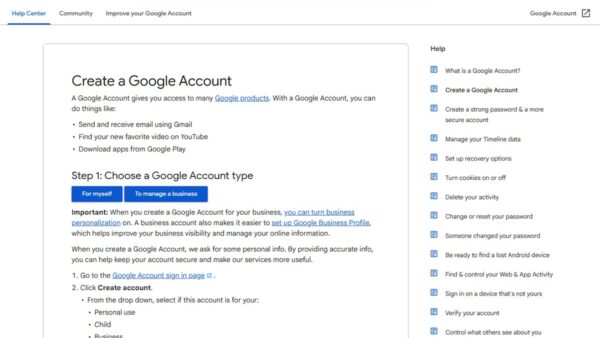 How to create a Google account without a phone number