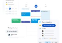Google Calendar week view with focus time, tasks and a team meeting