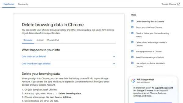 Clear or refresh cache in Google Chrome [Windows 11]