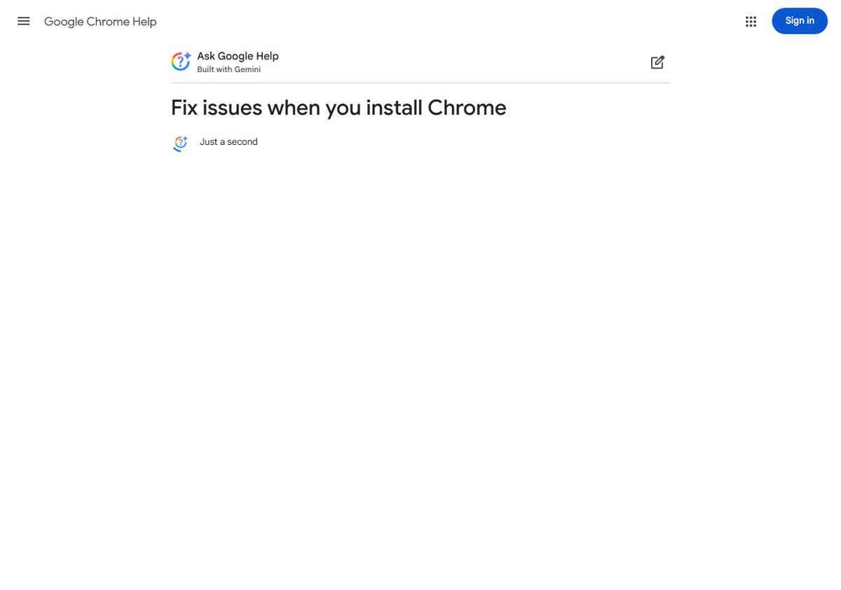 Google Chrome installer failed to start fixes on Google's Fix issues when you install Chrome page