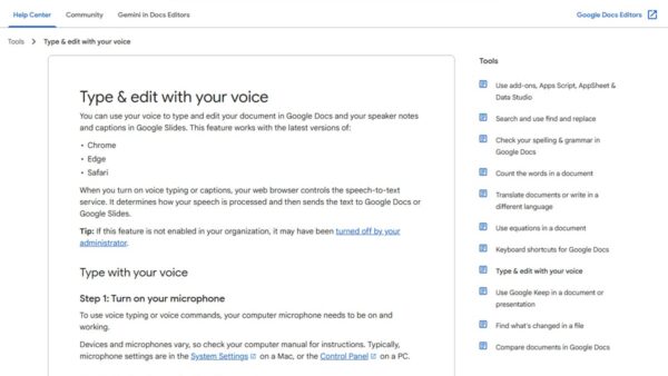 How to use voice typing on Google Docs on Windows, Mac, iPhone or Android