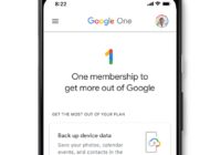 Google One app home screen with a Back up device data card