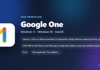 Google One logo with price, supported systems and requirements