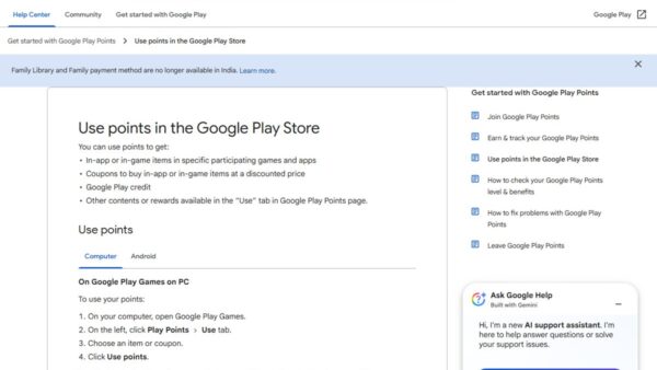 Google Play Points: how to earn and use them