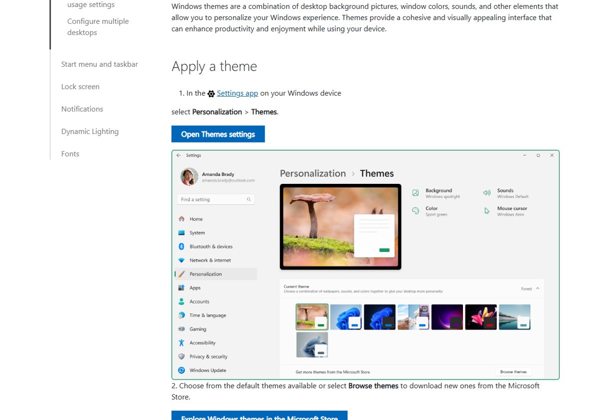 Grand Canyon theme for Windows: apply it in Settings, Personalization, Themes