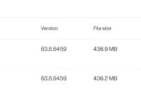 HP support site listing Universal Scan driver packages with Download buttons