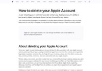 How do I delete my Apple Account?