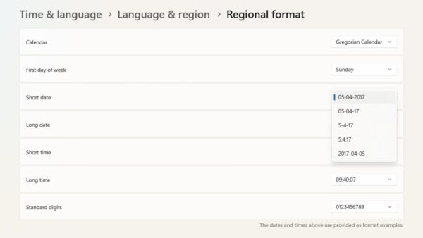 How to change language, region, time and date in Windows 11