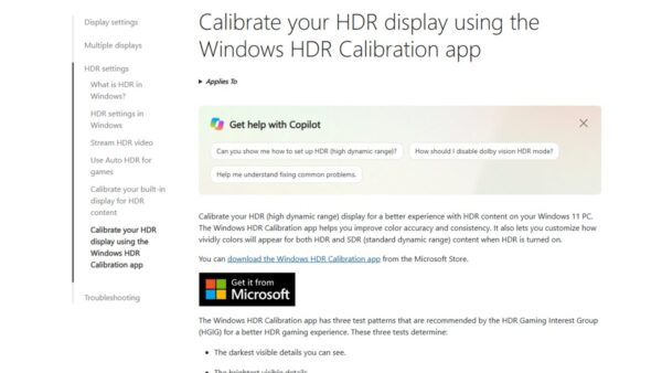 How to change display color profile on Windows 11