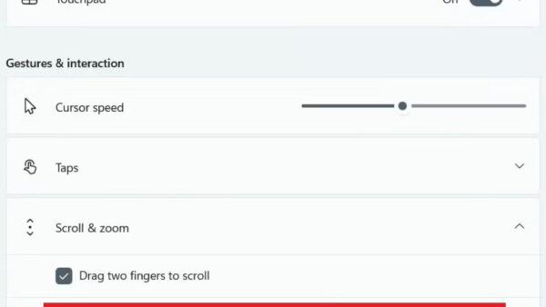 How to change scroll direction on Windows 11: a step-by-step guide