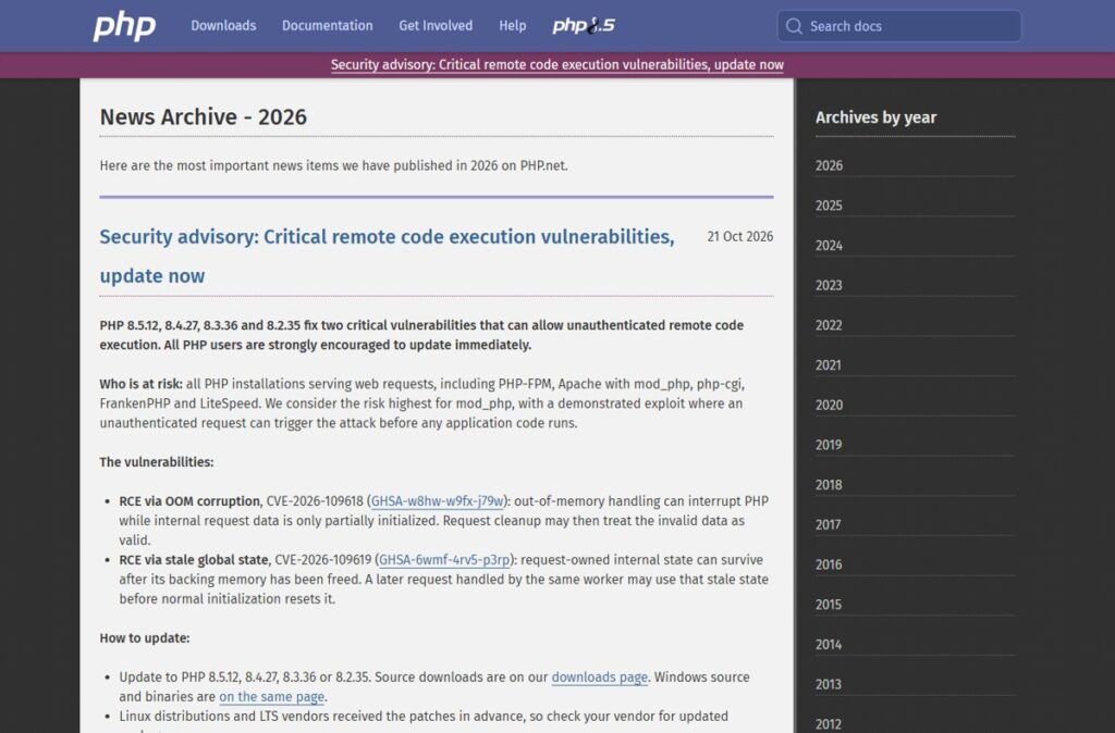 How to check your PHP version and whether it is vulnerable to CVE-2026 ...