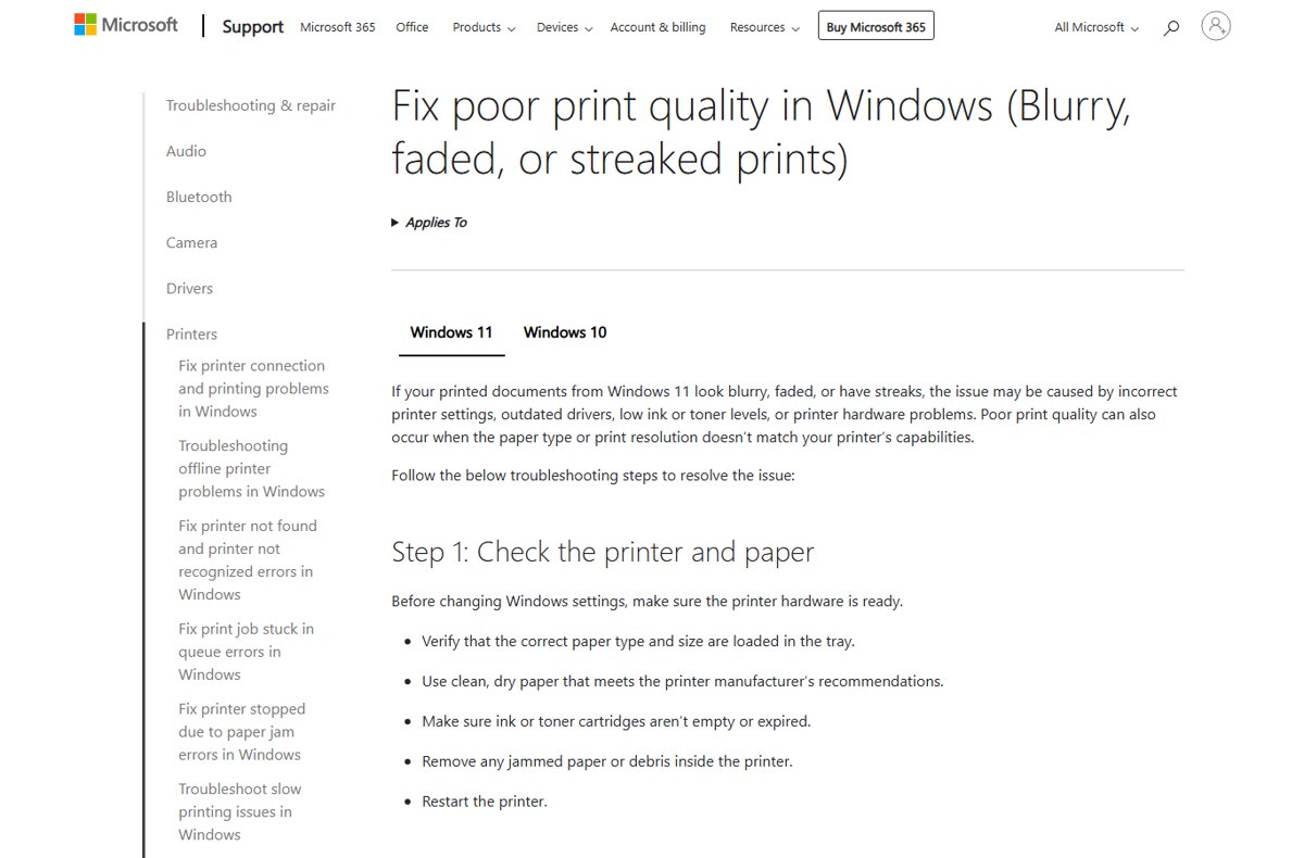 How to clean print head in Windows 11