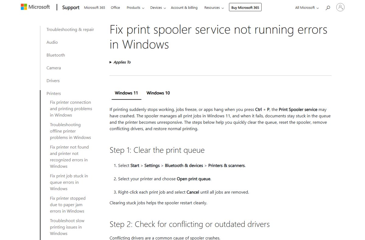 How to completely remove a printer in Windows 11 or 10?