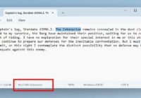 How to count words in Notepad?