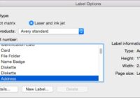 How to create Avery 5160 labels on a Mac