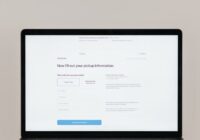 Create a Google Form - online form on a laptop