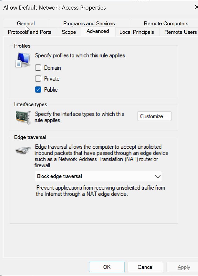 How to create advanced firewall rules in the Windows Firewall