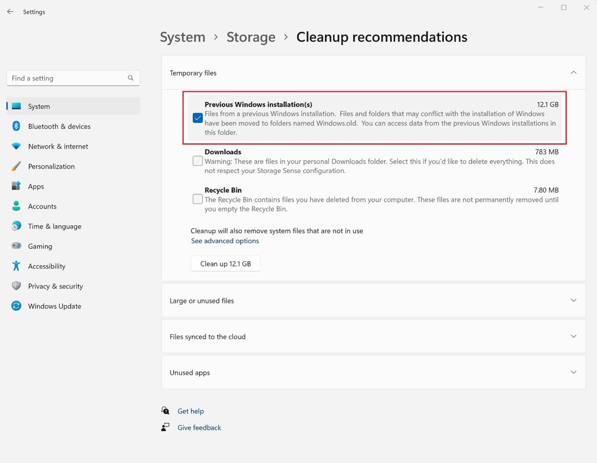 How to delete Temporary Files on Windows 11